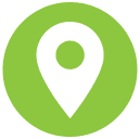 Icon Location Green